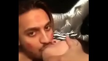Indian kissing n boobs press